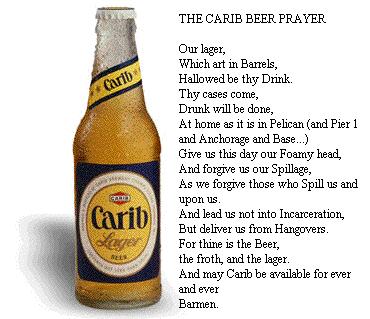 carib beer pledge