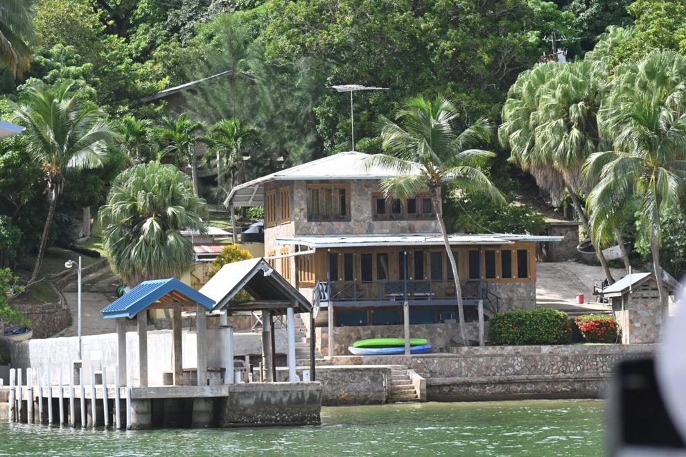 Waterfront property at Monos Island courtesy of Guardian Newspaper.