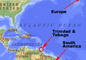 Trinidad & Tobago map