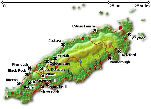 tobago heritage map