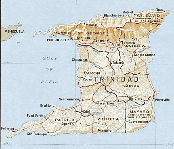 Trinidad map